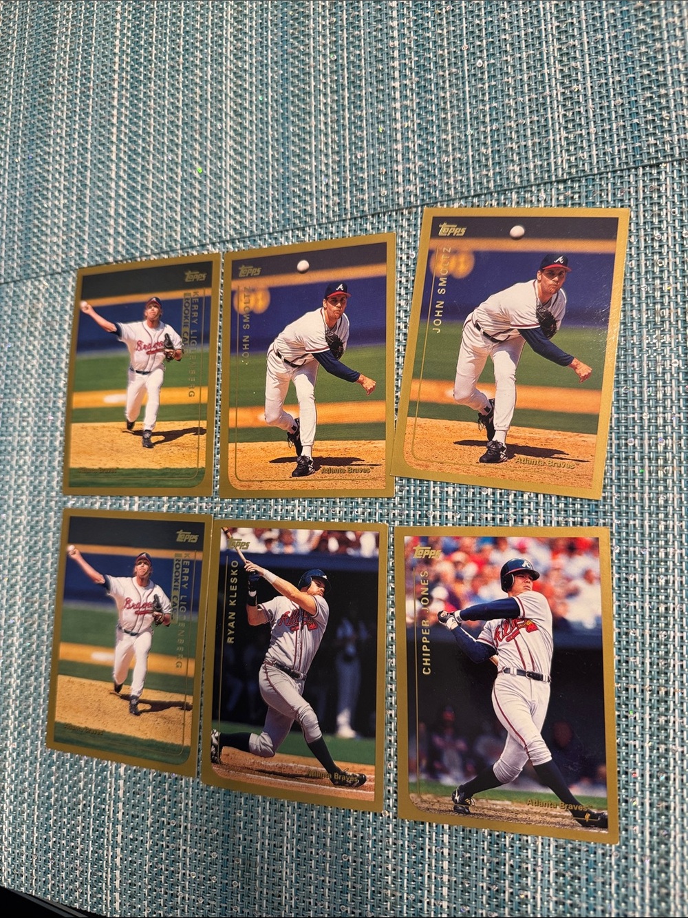 1999 Topps Baseball Cards- Atlanta Braves